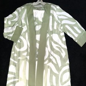 Classic Stylish 3pc Green/White MAYA BROOKS set